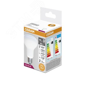 Лампа светодиодная LED 11 Вт E27 4000К 880Лм гриб 220 В (замена 90Вт) OSRAM 4058075582729 LEDVANCE - 4