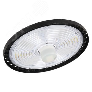 Светильник светодиодный ДСП-190Вт 4000К 27000Лм 110градусов IP65 с датчиком черный хайбей - фото 1