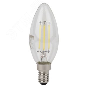 Лампа светодиодная филаментная LED Star Свеча 5Вт (замена 60Вт), 600Лм, 4000К, цоколь E14 OSRAM 4058075684782 LEDVANCE - 3
