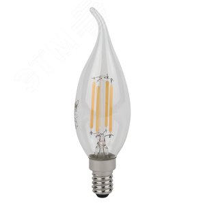 Лампа светодиодная филаментная LED Star Свеча на ветру 5Вт (замена 60Вт), 600Лм, 4000К, цоколь E14 OSRAM 4058075684966 LEDVANCE - 3