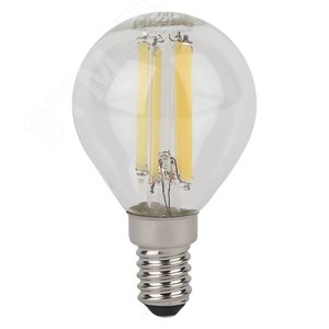Лампа светодиодная филаментная LED Star Шарообразная 6Вт (замена 75Вт), 806Лм, 6500К, цоколь E14 OSRAM