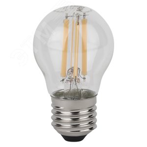 Лампа светодиодная филаментная LED Star Шарообразная 6Вт (замена 75Вт), 806Лм, 6500К, цоколь E27 OSRAM