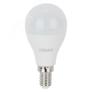 Лампа светодиодная LED Star Шарообразная 9Вт (замена 75Вт), 806Лм, 3000К, цоколь E14 OSRAM 4058075696204 LEDVANCE - 3