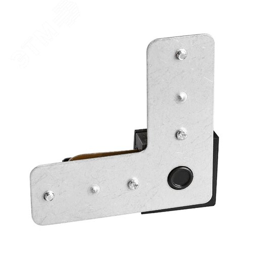 L-Соединитель черный для шинопровода - фото 2