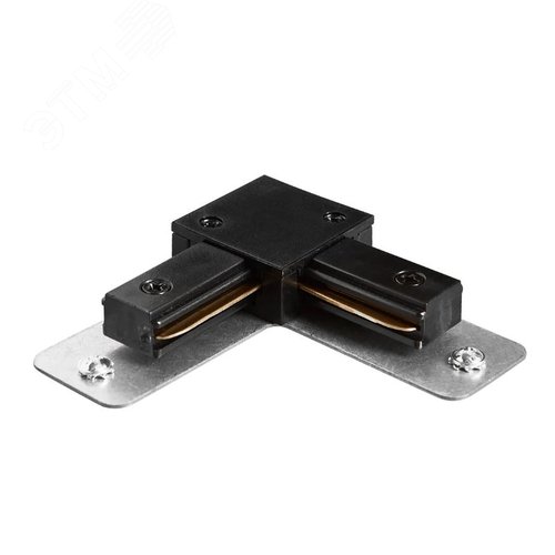 Изображение товара L-Соединитель черный для шинопровода (шт)