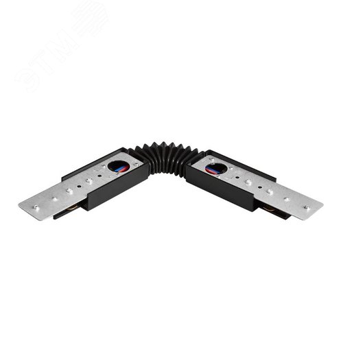 Соединитель черный для шинопровода - фото 2