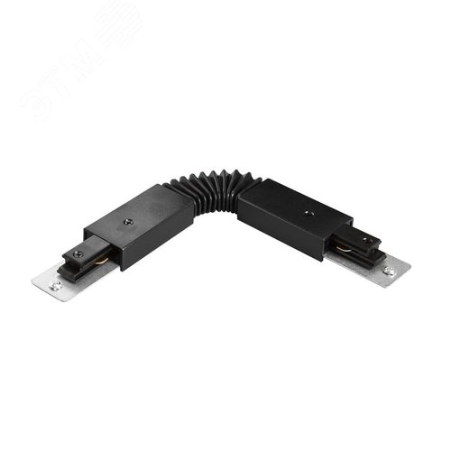 Соединитель черный для шинопровода - фото 1