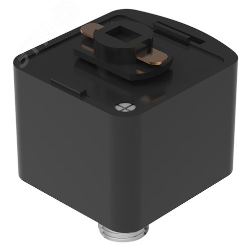 Адаптер кубический черный для шинопровода - фото 1