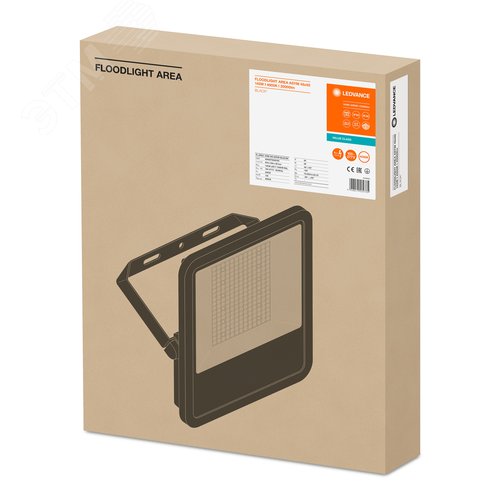 Прожектор ДО-145W FL AREA ASYM 48x92 145W/4000K BK IP65 - фото 3