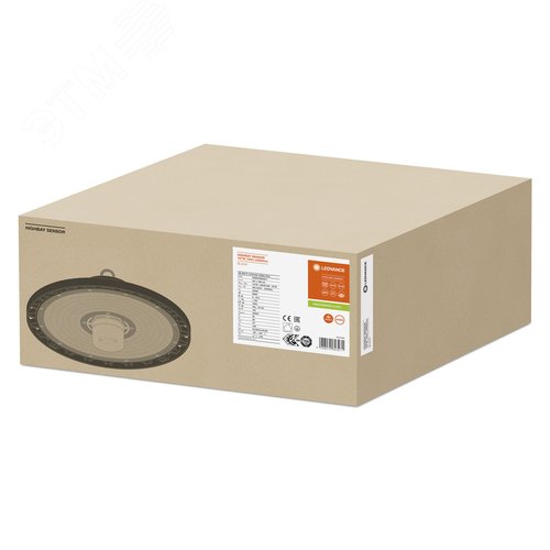 Светильник светодиодный ДСП-147Вт 4000К 22000Лм 70градусов IP65 с датчиком черный хайбей - фото 3