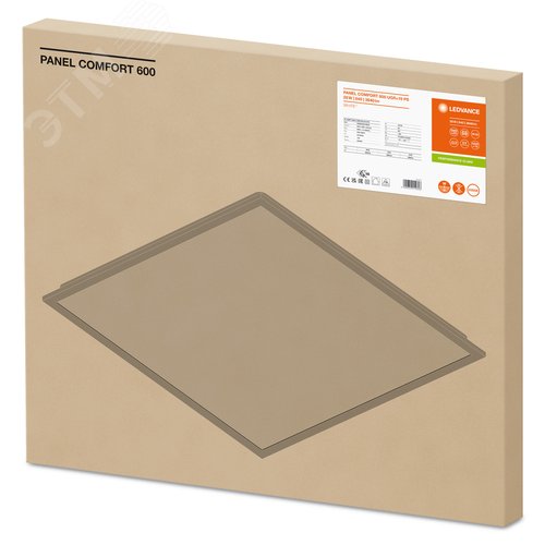 Панель светодиодная ДВО-28/25/22Вт 600х80 IP40/IP20 UGR<19 белый Comfort - фото 3