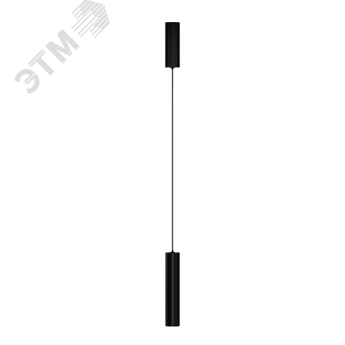 Изображение товара Подвесной декоративный светильник OSRAM TUBE ДСО 10Вт 3000К 700Лм IP20 черный (шт)