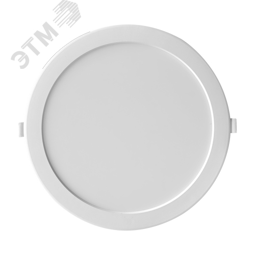 Светильник светодиодный встраиваемый даунлайт ДВО 18Вт 6500К 1260Лм IP20 OSRAM - фото 1