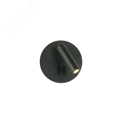 Настенно-потолочный трековый светильник OSRAM ДПО 9Вт 3000К 390Лм IP20 с подсветкой  черный - фото 1