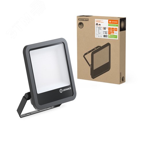 Прожектор светодиодный ДО-100 Вт 4000K 14000 Лм IP66 черный - фото 2