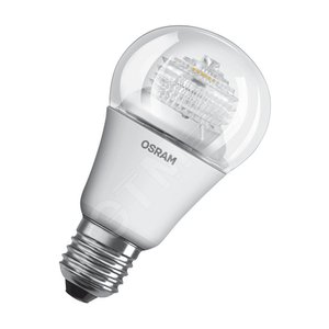 Лампа светодиодная филаментная Parathom Retrofit CLA 7W (замена60Вт), теплый белый свет, E27, прозрачная колба, диммируемая Osram