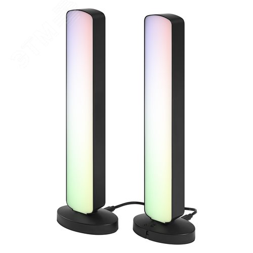 Светильник настольный лайтбар 8Вт 480Лм RGBW IP20 SMART WIFI MOOD LIGHT BAR RGBTW BK LEDV - фото 2