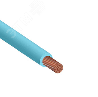 Провод силовой ПВ3 1х1.5 синий (ПУГВ) многопроволочный  Электрокабель Кольчугино Холдинг Кабельный Альянс (ХКА) - превью 2
