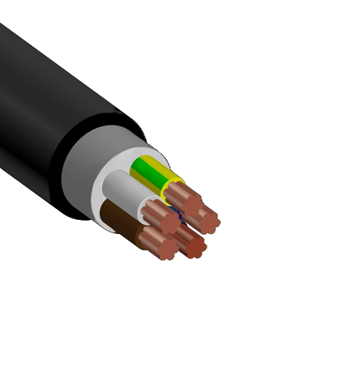 Кабель силовой ВВГнг(А) 5х16 (N, PE)-0.660 многопроволочный