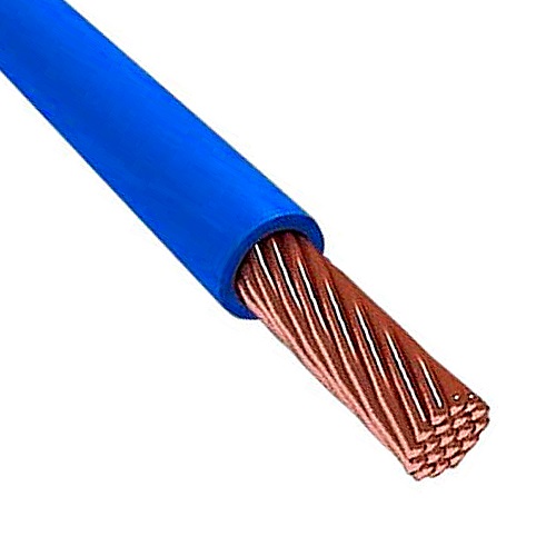 Провод силовой ПУГВнг(А)-LS 1х1(N)синий           многопроволочный бухта 100м
