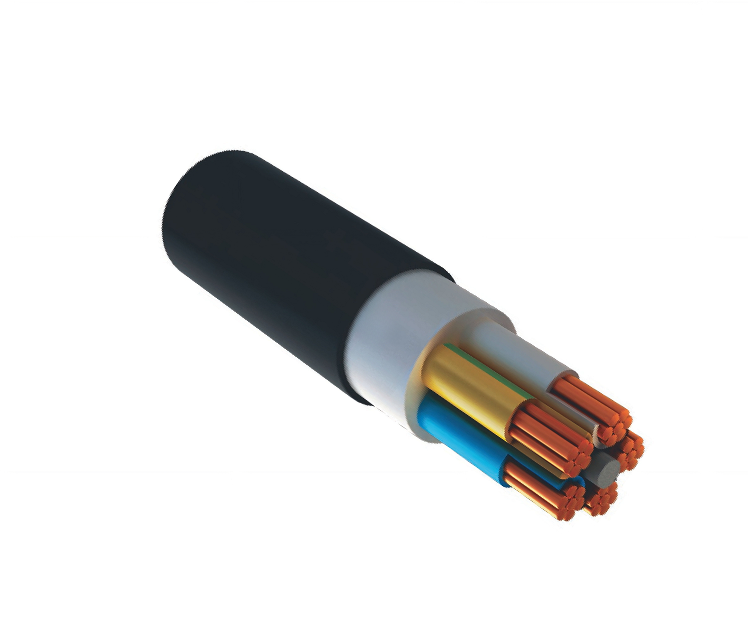Кабель силовой ВВГнг(А)-LS 4х16мк(PE)-0.66 многопроволочный