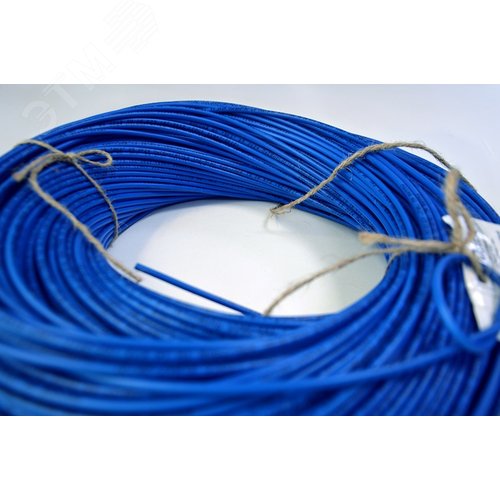 Провод силовой ПУГВнг (А)-LS 1х10 голубой многопроволочный - фото 2