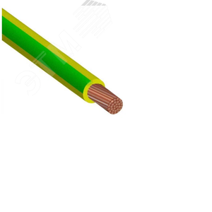 Провод ПУВ 1х25 желто-зеленый многопроволочный