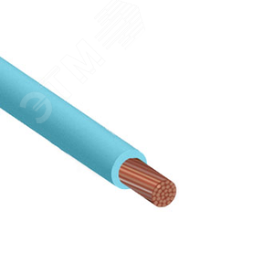 Провод силовой ПУГВнг(А)-LS 1х50(N) 450/750В      голубой многопроволочный