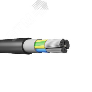Кабель силовой АВВГЭнг(A)-LS 3х95мс(N.PE)-1 - фото 1