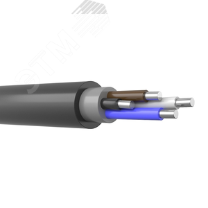 Кабель силовой АВВГЭнг(A)-LS 4х10ок(N)-0.66 - фото 1
