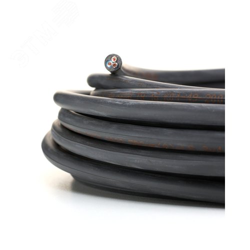 Кабель силовой ВВГнг(А)-LS 3х1.5пл(ок)(N, PE)-0.66 плоский однопроволочный - фото 2