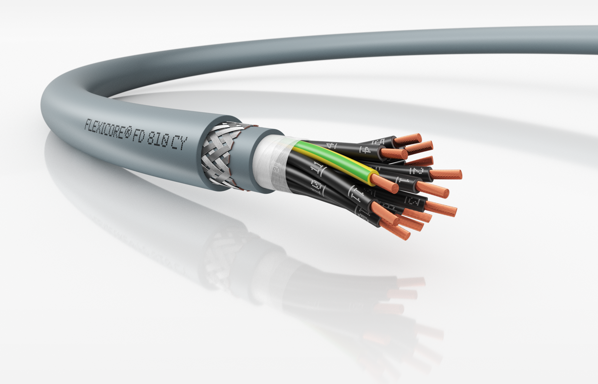 Кабель особогибкий FLEXICORE FD 810 CY 18G0,75