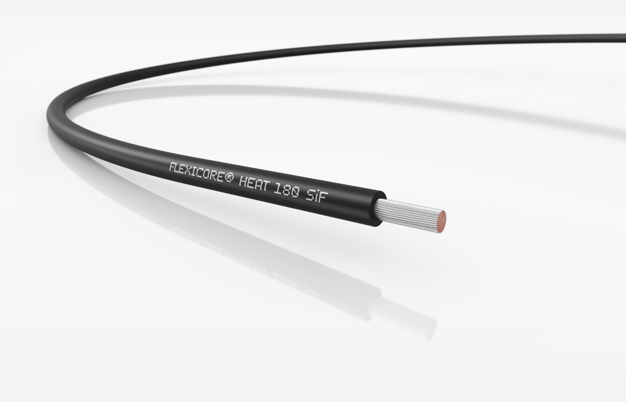 Провод монтажный универсального применения FLEXICORE HEAT 180 SiF 1x0,75 BK