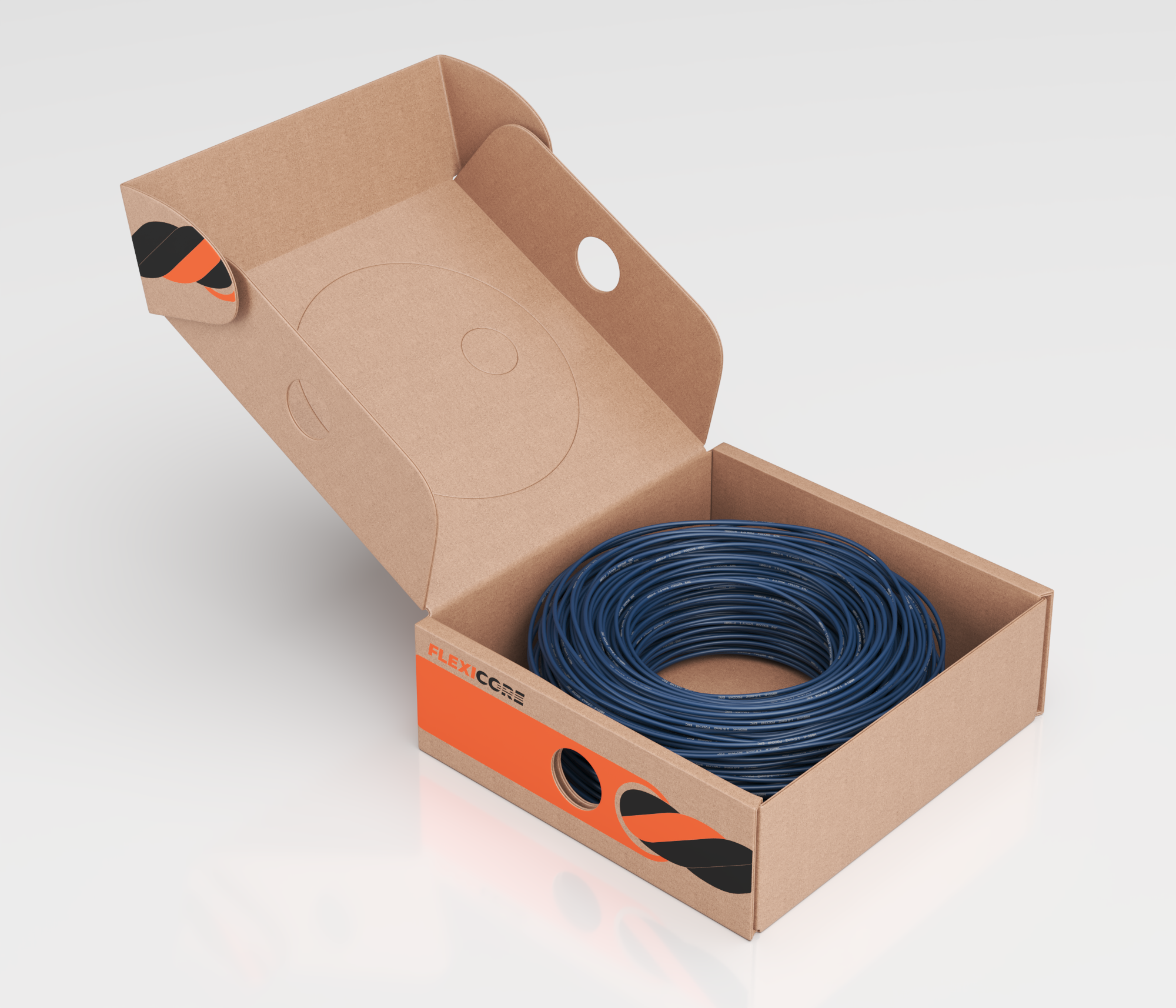 Провод монтжный  H05V-K нг(А)-LS 1X0,2 DBU