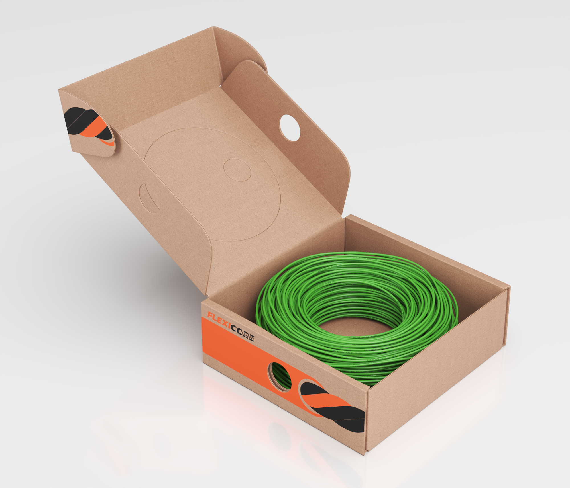 Провод монтжный  H07V-K нг(А)-LS 1X1,5 GN