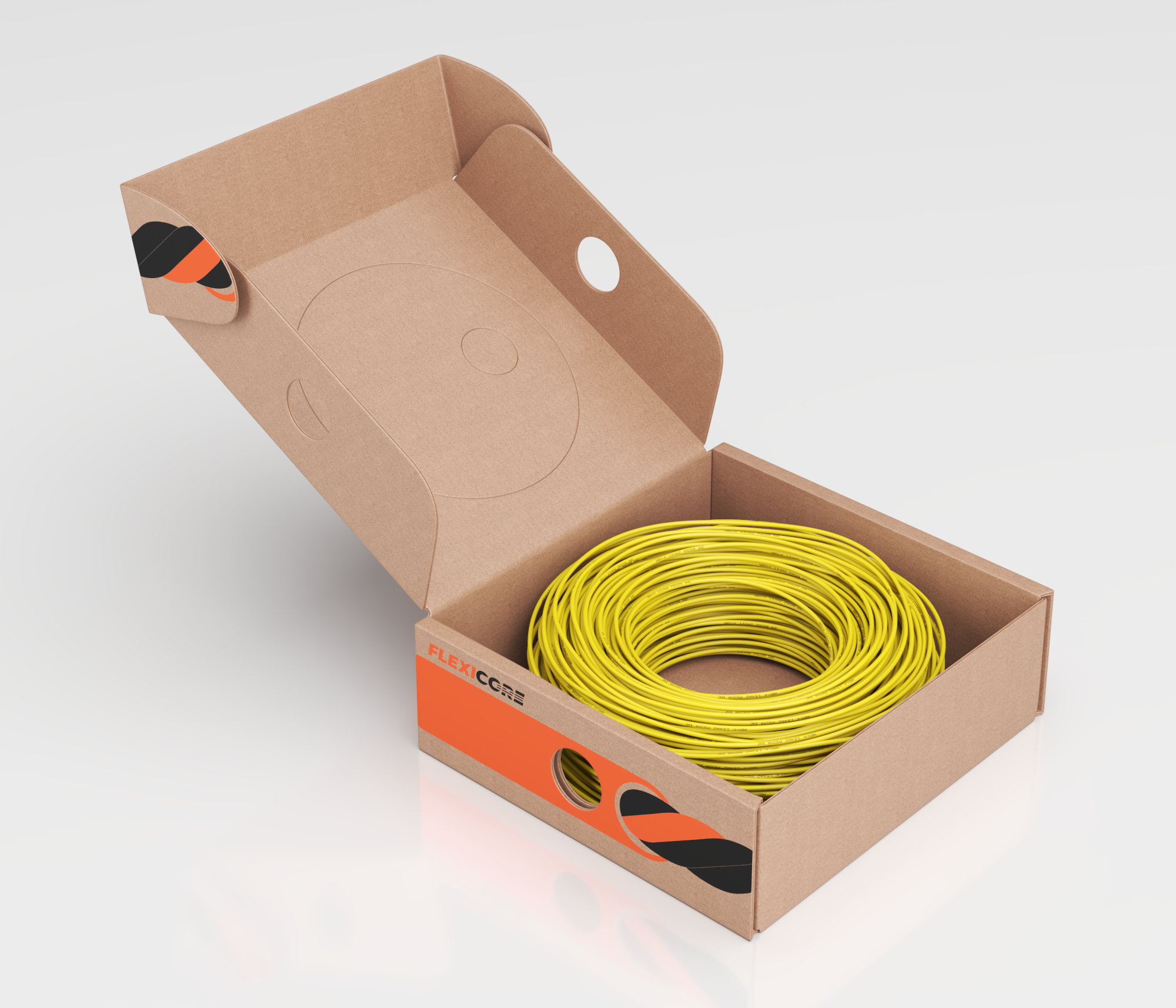 Провод монтжный  H05V-K нг(А)-LS 1X1,0 YE (D)