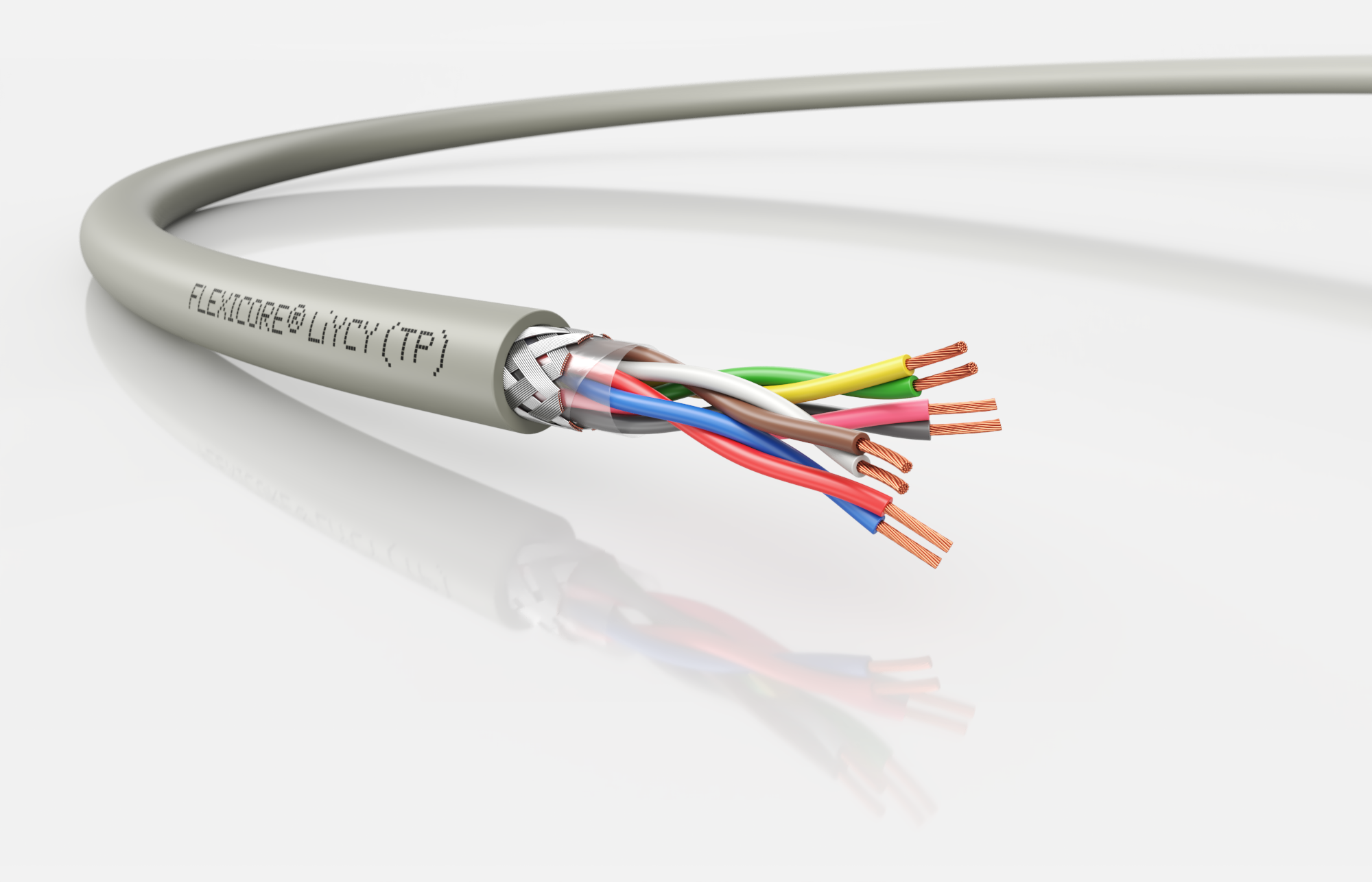 Кабель экранированный передачи данных FLEXICORE   LiYCY (TP) 4x2x0,5