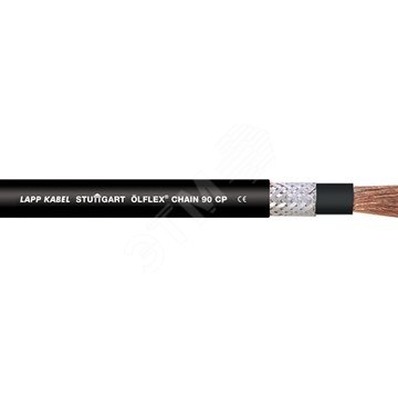 Сверхгибкий экранированный одножильный силовой кабель OLFLEX CHAIN 90 ...