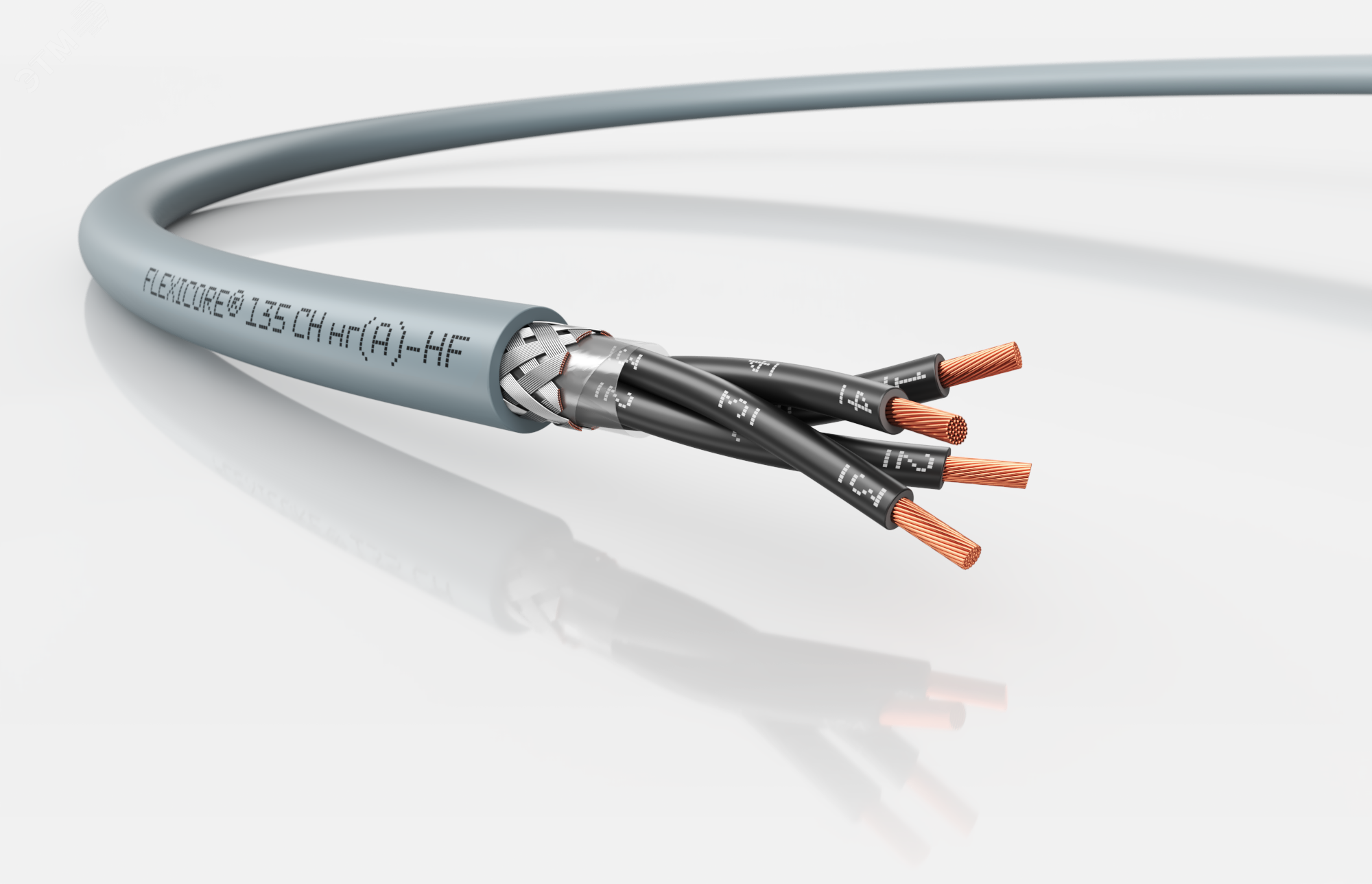 Изображение товара Кабель FLEXICORE 135 CH нг(A)-HF 4X0,75 — универсальный экранированный кабель для надежных подключе Изображение товара Кабель FLEXICORE 135 CH нг(A)-HF 4X0,75 — универсальный экранированный кабель для надежных подключе