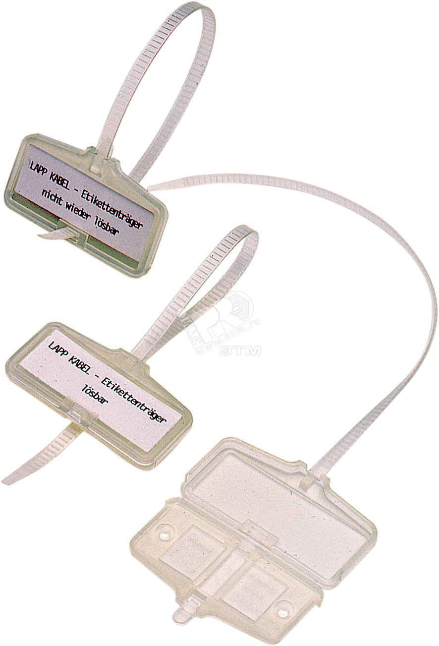 Стяжка кабельная ETB-61742810 С табличкой для маркировки