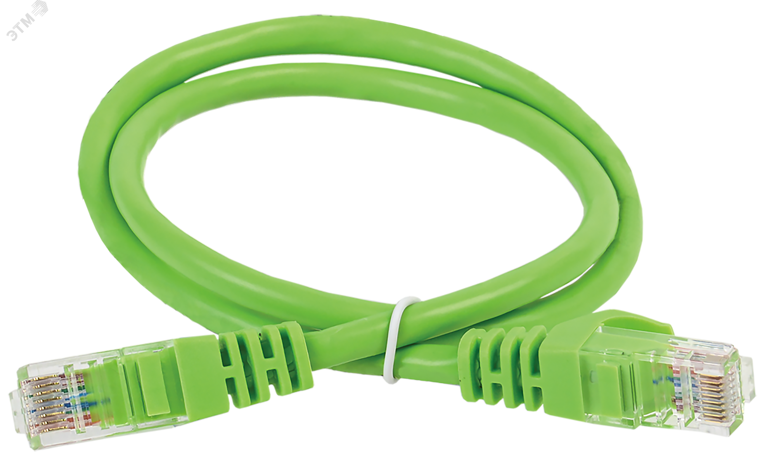 Изображение товара Патч-корд категории 5Е UTP 2м зеленый GENERICA (шт)