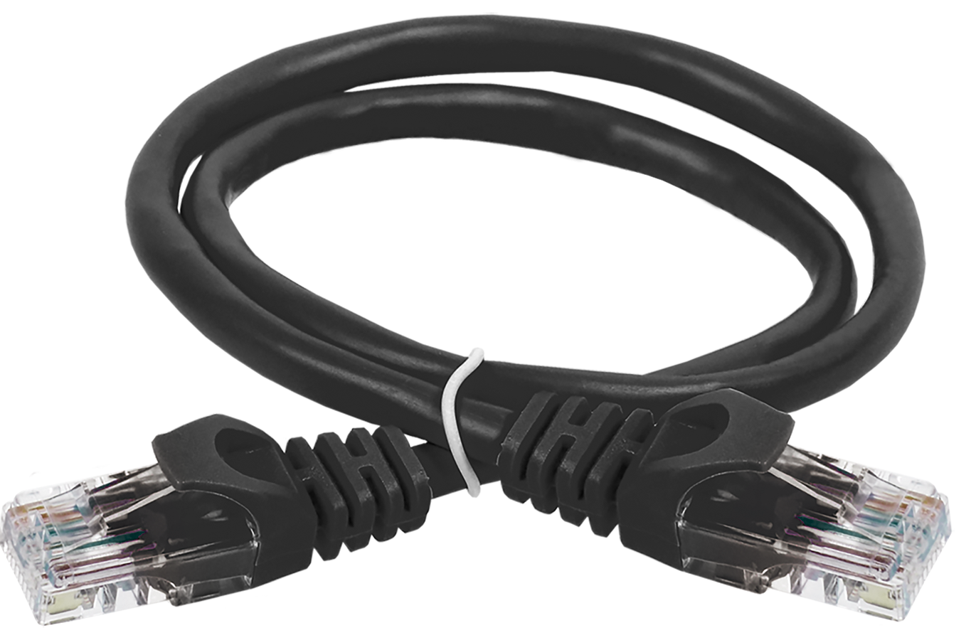 Патч-корд категории 5Е UTP 3м черный GENERICA