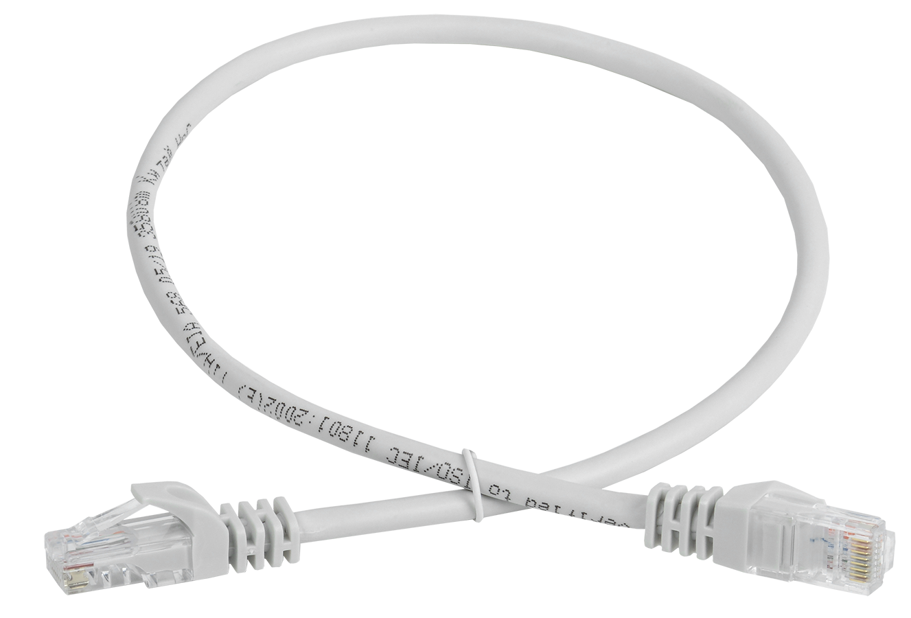 Патч-корд категории 5Е UTP 2м серый GENERICA