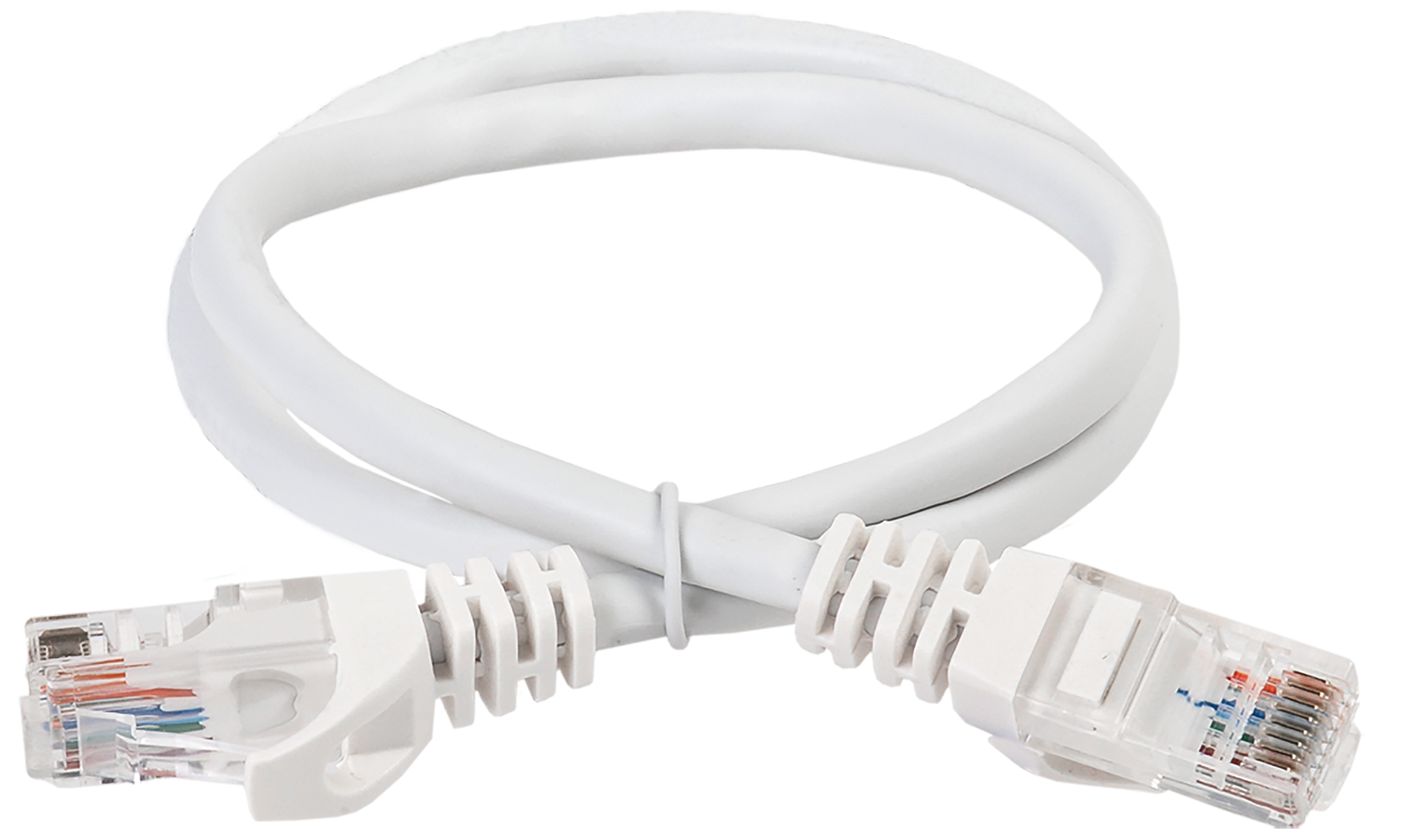 Патч-корд категории 5Е UTP 0.5м белый GENERICA