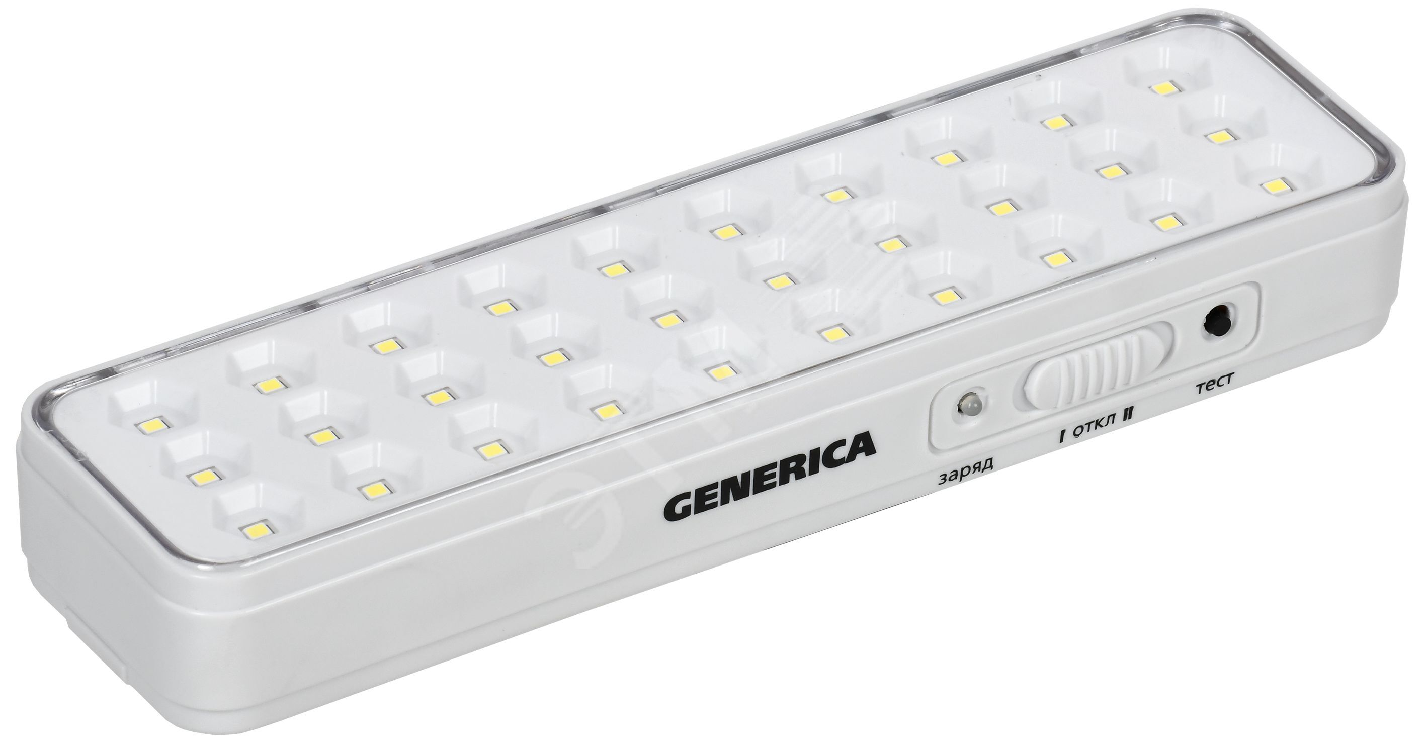 Светильник светодиодный аккумуляторный ДБА 1030 непостоянного действия 30LED 5ч 3Вт