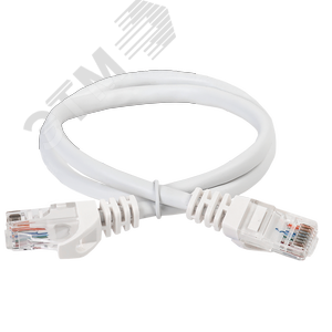 Изображение товара Патч-корд категории 5Е UTP 10м белый GENERICA (шт)