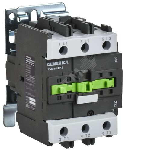 Изображение товара Контактор КМИе-48012 80А 400В/АС3 1NO,1NC GENERICA (шт)