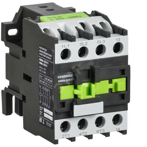 Изображение товара Контактор КМИе-22511 25А 230В/АС3 1NC (шт)