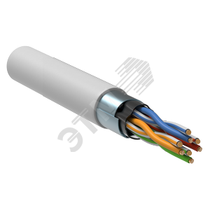 Изображение товара Витая пара F/UTP кат 5E 4 пары LSZH белый GENERICA (м)