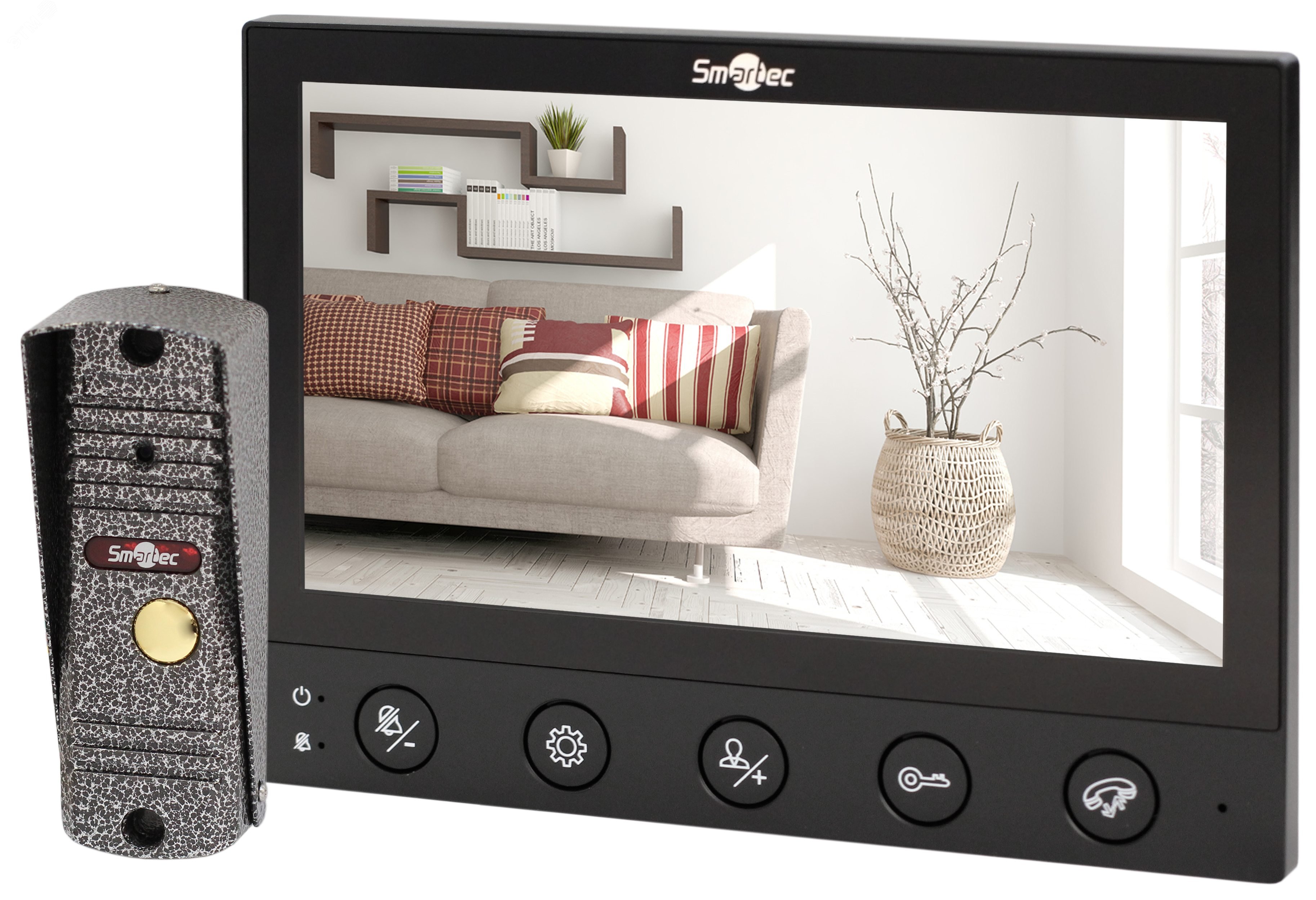 Комплект видеодомофона артикул ST-MS607HS-BK Smartec - купить в Москве ...